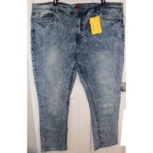 Truth Substance Men's Acid Wash Slim Fit Jeans